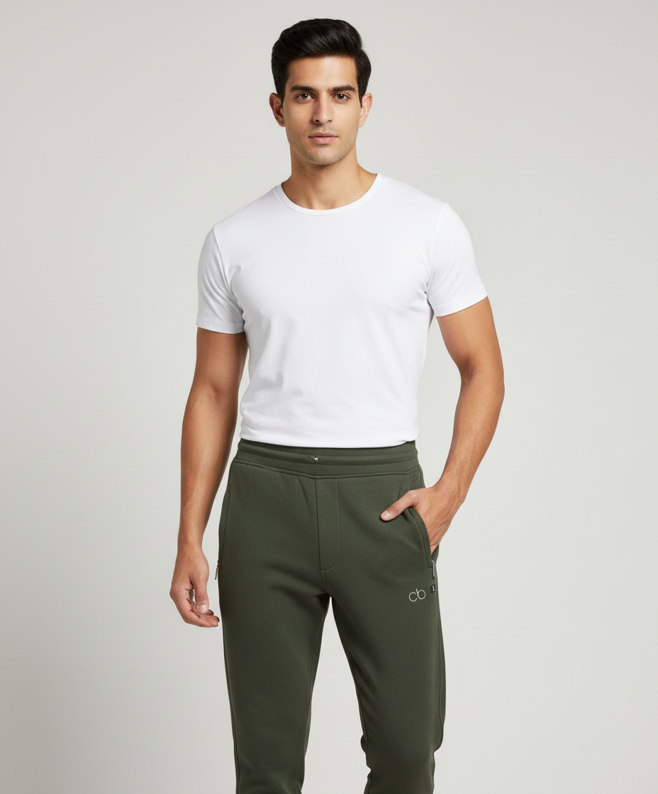 Denmok trackpant olive green